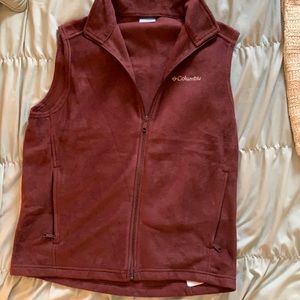 Columbia women’s fleece vest size med